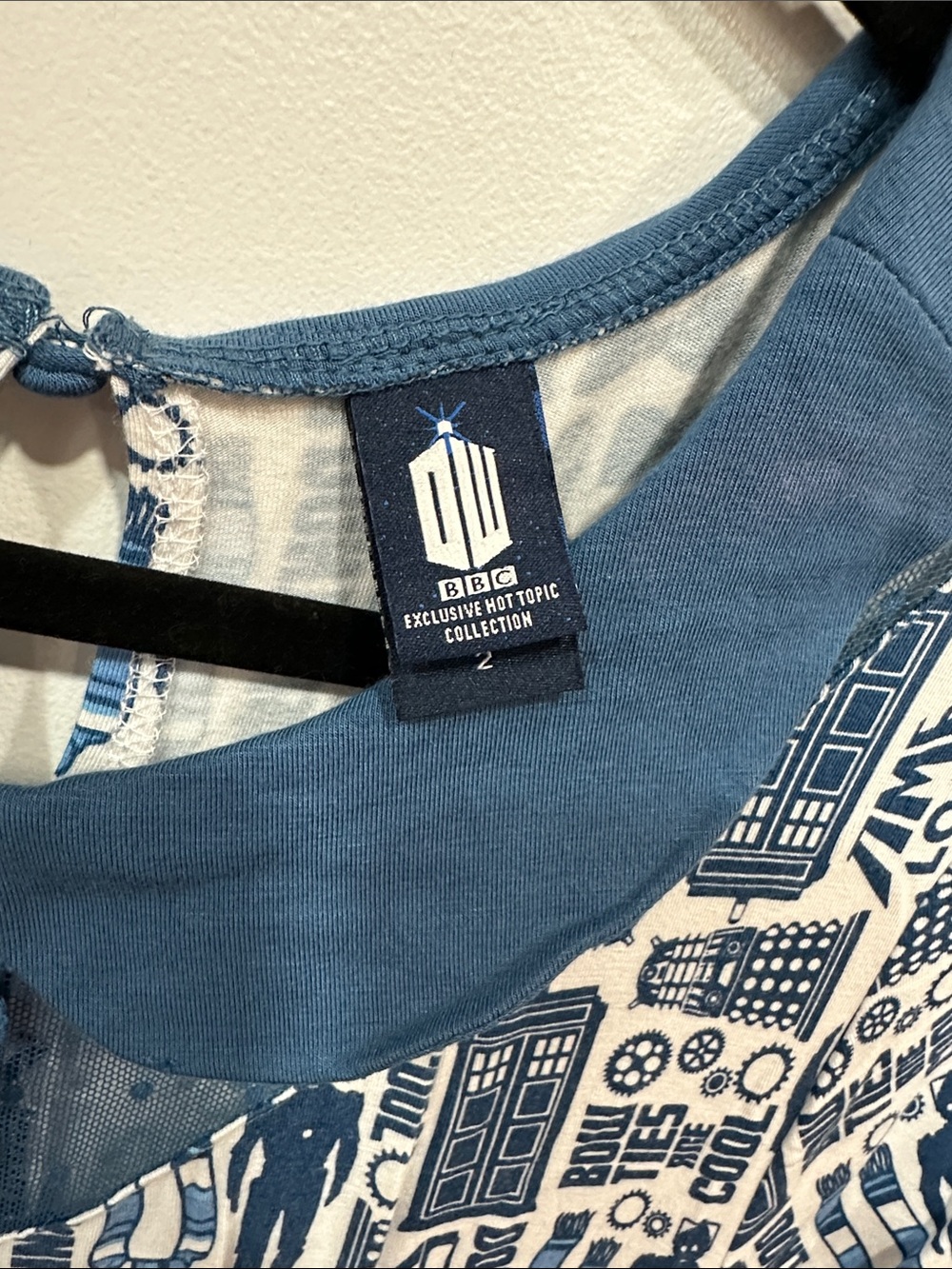 Dr. Who Peter Pan Collar Dress - Picture 2 of 7
